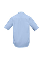 BIZ COLLECTION Mens Micro Check Short Sleeve Shirt SH817