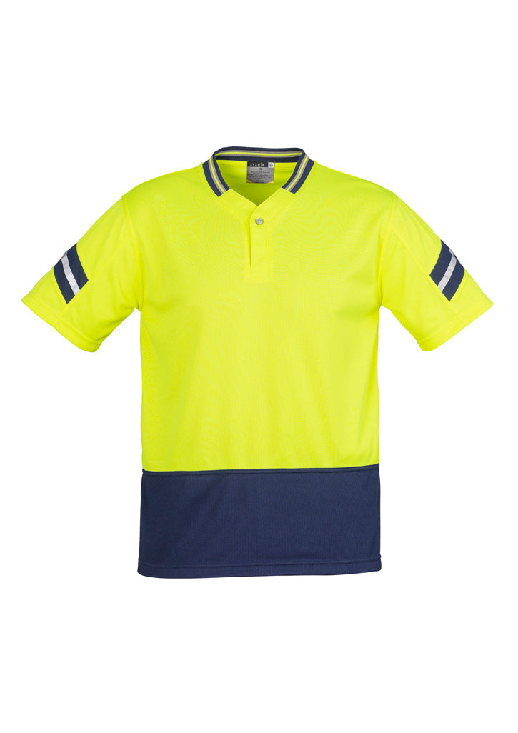 SYZMIK Mens Hi Vis Astro Short Sleeve Polo ZH245