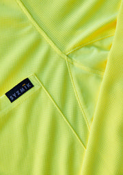 SYZMIK Mens Hi Vis Flux Long Sleeve Polo ZH310