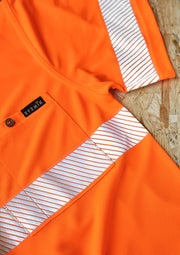 SYZMIK Unisex Hi Vis Segmented Tape Short Sleeve Polo ZH535
