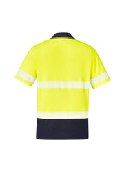 SYZMIK Unisex Hi Vis Segmented Tape Short Sleeve Polo ZH535