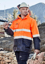 SYZMIK Mens Hi Vis Basic 4 In 1 Waterproof Jacket ZJ220