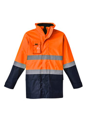 SYZMIK Mens Hi Vis Basic 4 In 1 Waterproof Jacket ZJ220
