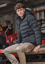 SYZMIK Unisex Streetworx Hooded Puffer Jacket ZJ240