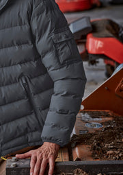 SYZMIK Unisex Streetworx Hooded Puffer Jacket ZJ240