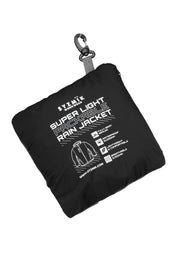 SYZMIK Unisex Super Light Packable Rain Jacket ZJ260