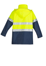 SYZMIK Mens Hi Vis Waterproof Lightweight Jacket ZJ355