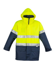 SYZMIK Mens Hi Vis Waterproof Lightweight Jacket ZJ355