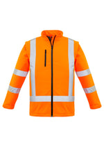 SYZMIK Unisex Hi Vis X Back 2 In 1 Softshell Jacket ZJ680