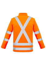 SYZMIK Unisex Hi Vis X Back 2 In 1 Softshell Jacket ZJ680