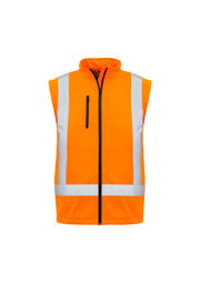 SYZMIK Unisex Hi Vis X Back 2 In 1 Softshell Jacket ZJ680