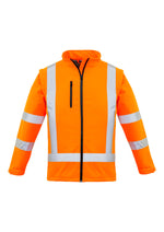 SYZMIK Womens Hi Vis NSW Rail X Back 2 In 1 Softshell Jacket ZJ770