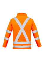 SYZMIK Womens Hi Vis NSW Rail X Back 2 In 1 Softshell Jacket ZJ770