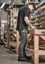 SYZMIK Mens Essential Basic Stretch Cargo Pant ZP230