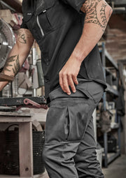 SYZMIK Mens Essential Basic Stretch Cargo Pant ZP230