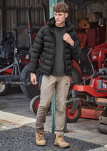 SYZMIK Mens Essential Basic Stretch Cargo Pant ZP230
