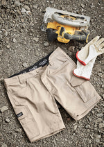SYZMIK Mens Essential Stretch Cargo Short ZS235