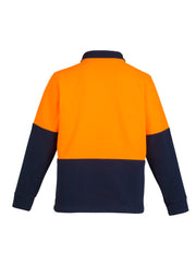 SYZMIK Unisex Hi Vis 1/2 Zip Polar Fleece Pullover ZT460