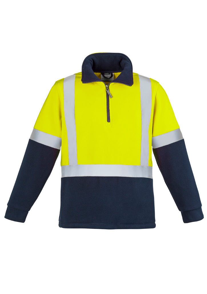 SYZMIK Unisex Hi Vis Polar Fleece Pullover - Shoulder Taped ZT462