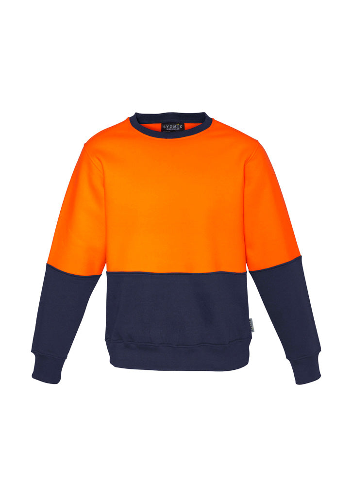 SYZMIK Unisex Hi Vis Crew Sweatshirt ZT475