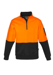 SYZMIK Unisex Hi Vis 1/2 Zip Pullover ZT476