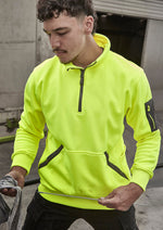 SYZMIK Unisex Streetworx Water Resistant 1/4 Zip Pullover ZT665