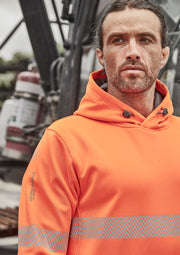 SYZMIK Unisex Streetworx Segmented Tape Water Resistant Hoodie ZT867