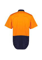 SYZMIK Mens Hi Vis Short Sleeve Shirt ZW115