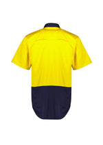 SYZMIK Mens Hi Vis Short Sleeve Shirt ZW115
