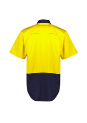 SYZMIK Mens Hi Vis Short Sleeve Shirt ZW115