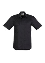 SYZMIK Mens Lightweight Tradie Short Sleeve Shirt ZW120