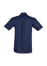 SYZMIK Mens Lightweight Tradie Short Sleeve Shirt ZW120