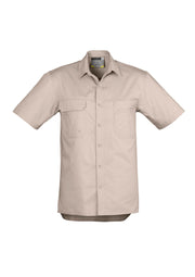 SYZMIK Mens Lightweight Tradie Short Sleeve Shirt ZW120