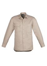 SYZMIK Mens Lightweight Tradie Long Sleeve Shirt ZW121
