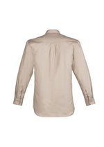 SYZMIK Mens Lightweight Tradie Long Sleeve Shirt ZW121