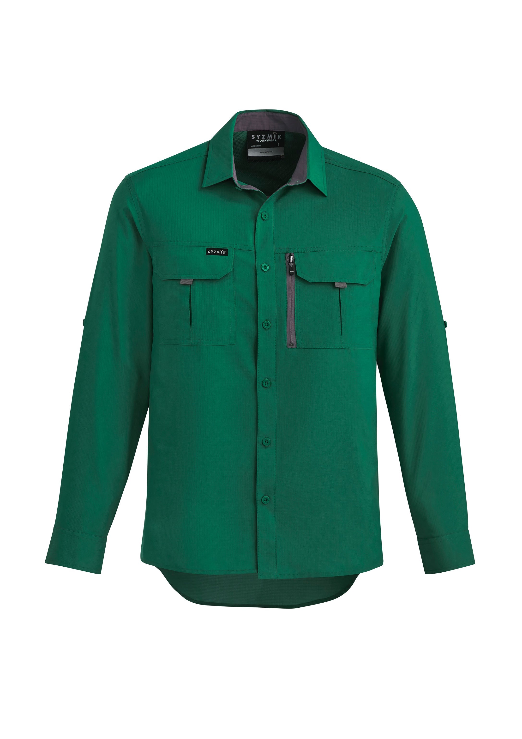 SYZMIK Mens Outdoor Long Sleeve Shirt ZW460