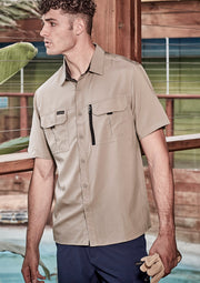 SYZMIK Mens Outdoor Short Sleeve Shirt ZW465