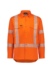 SYZMIK Mens X Back NSW Rail Shirt – Segmented Tape ZW692