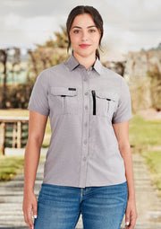 SYZMIK Womens Outdoor Short Sleeve Shirt ZW765