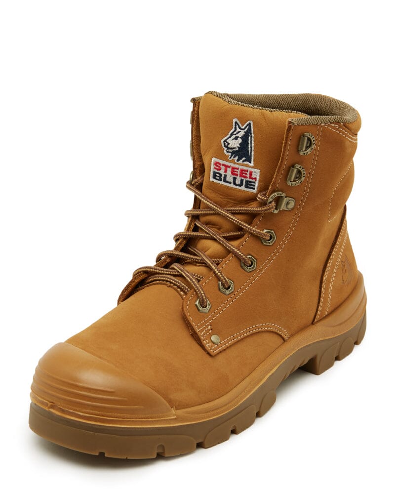Steel Blue Argyle Steel Toe Bump Cap Safety Boots 332102